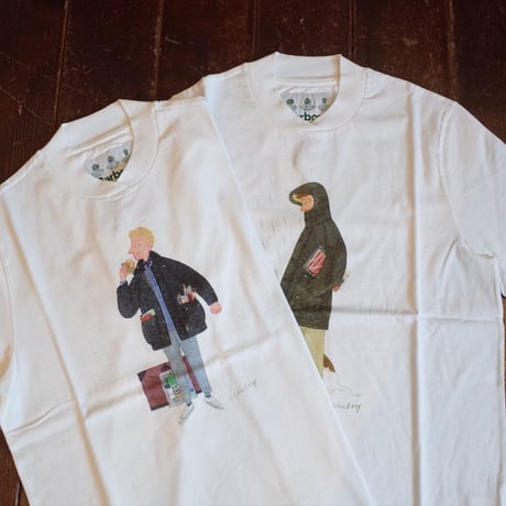 BARBOUR × MR.SLOWBOY  ARTIST TEE & WALK TEE