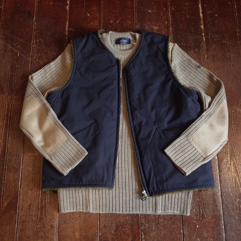 Nigel Cabourn REVERSIBLE DECK VEST | MAPS E-Shop Nigel Cabourn REVERSIBLE DECK VEST | MAPS E-Shop