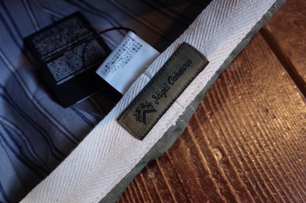 NIGEL CABOURN CASQUETTE - COTTON LINEN DENIM