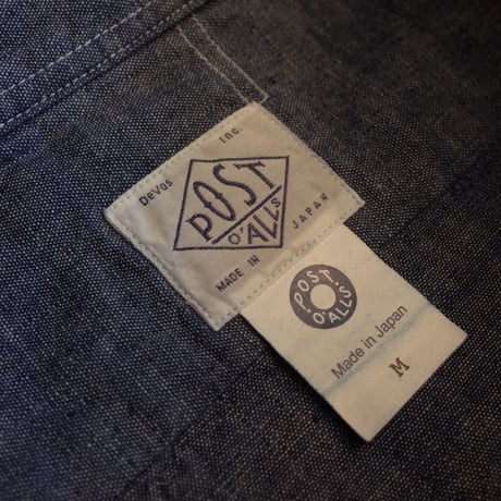 Post O' Alls  #1283 POST BD2  classic chambray & light denim