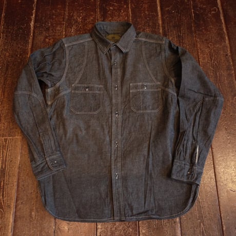 Nigel Cabourn  NEW MEDICAL SHIRT - BLACK