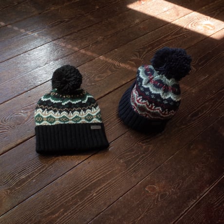 BARBOUR  Case Fairisle Beanie Hat