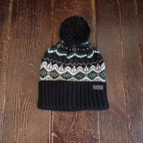 BARBOUR  Case Fairisle Beanie Hat