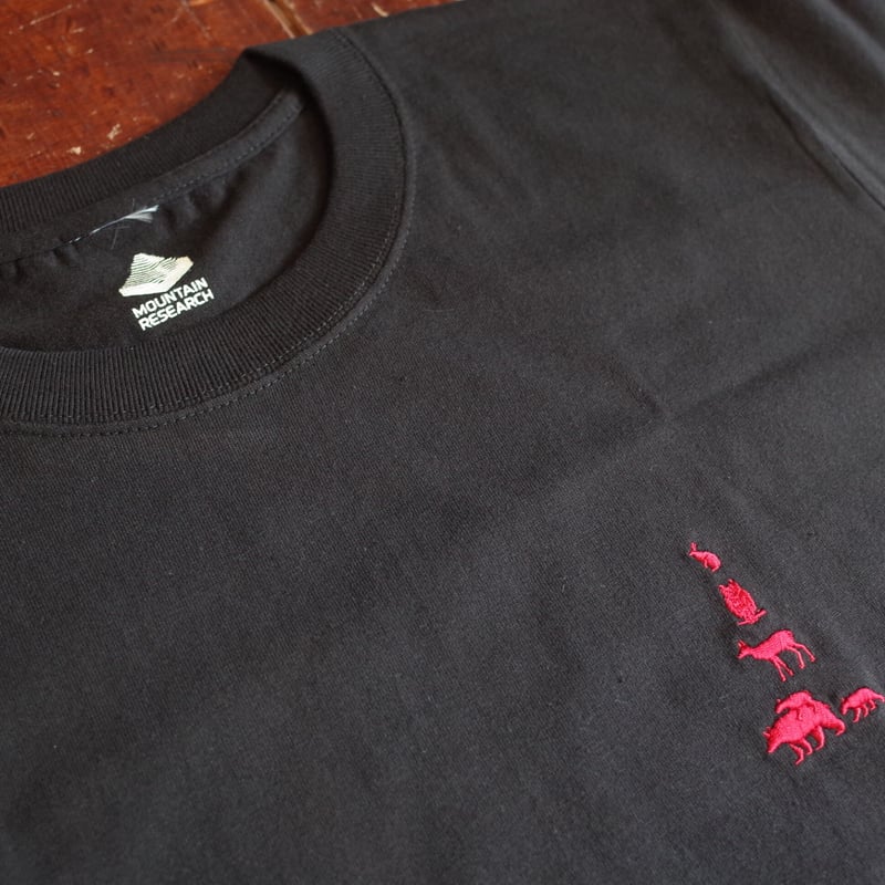 Mountain Research ラガーシャツ 動物刺繍 赤 RED Mountain Research ラガーシャツ 動物刺繍 赤 RED - メルカリ