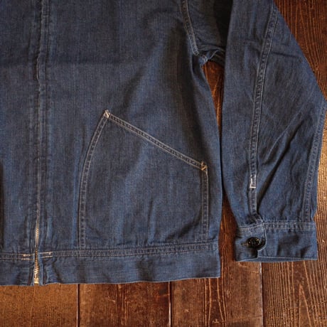 *A VONTADE  Denim ZIP Jacket  10oz Selvdge Denim