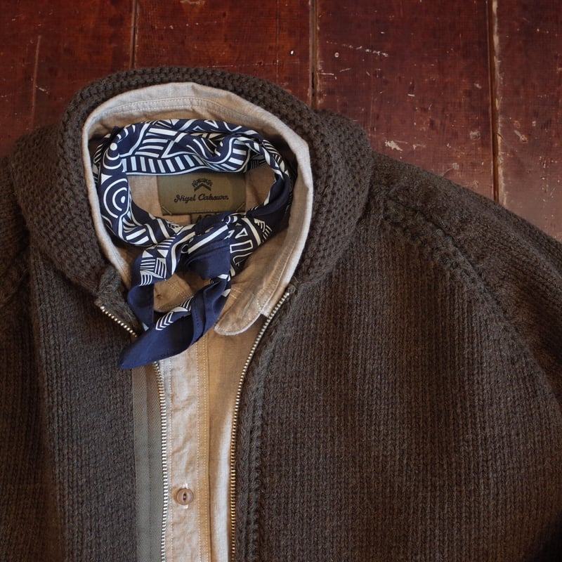 Nigel Cabourn 40'S USAF ZIP CARDIGAN C2 TYPE