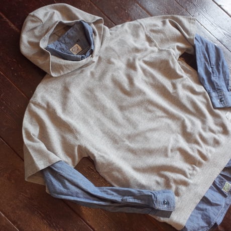 KEPANI  ”RAFFY HEAVY WEIGHT PIQUE”  SHORT SLEEVE HOODIES