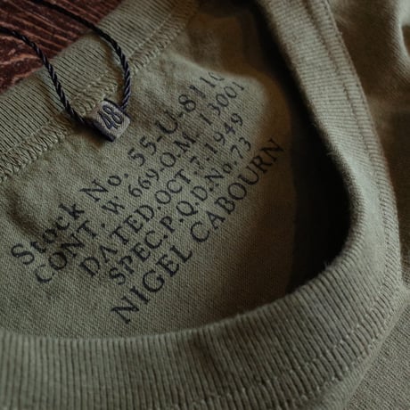 Nigel Cabourn  5.6 oz BASIC T-SHIRT