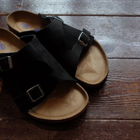 BIRKENSTOCK  ZURICH SUEDE LEATHER SOFT FOOTBED