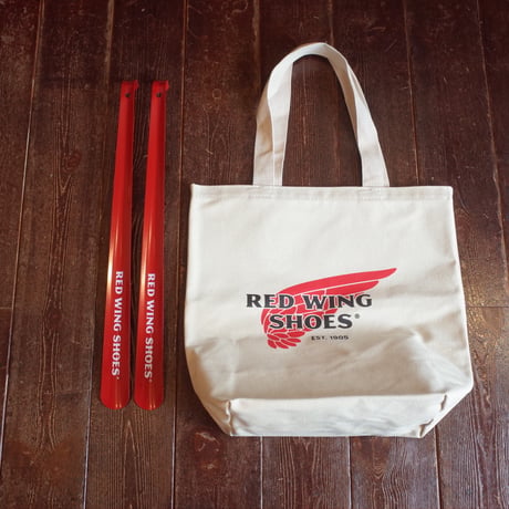 RED WING  CANVAS TOTE BAG  &  23-INCH SHOE HORN