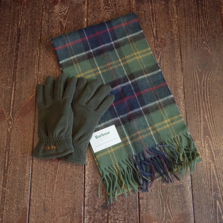 BARBOUR  LAMBSWOOL & CASHMERE SCARF