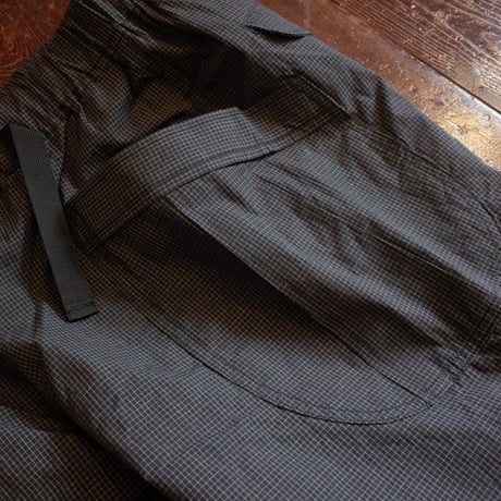*A VONTADE  Fatigue Shorts / BLACK PLAID