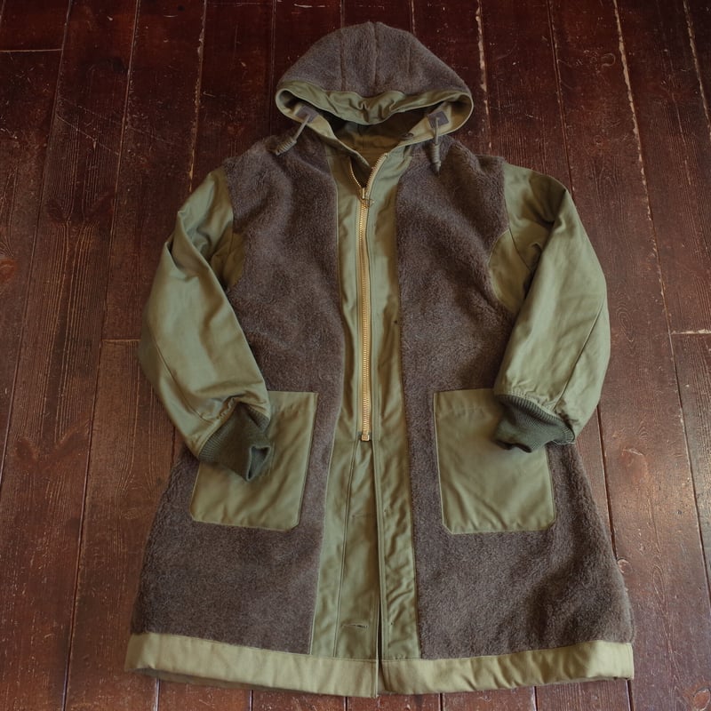 NIGEL CABOURN N-2 DECK REVERSIBLE COAT - HALFT...