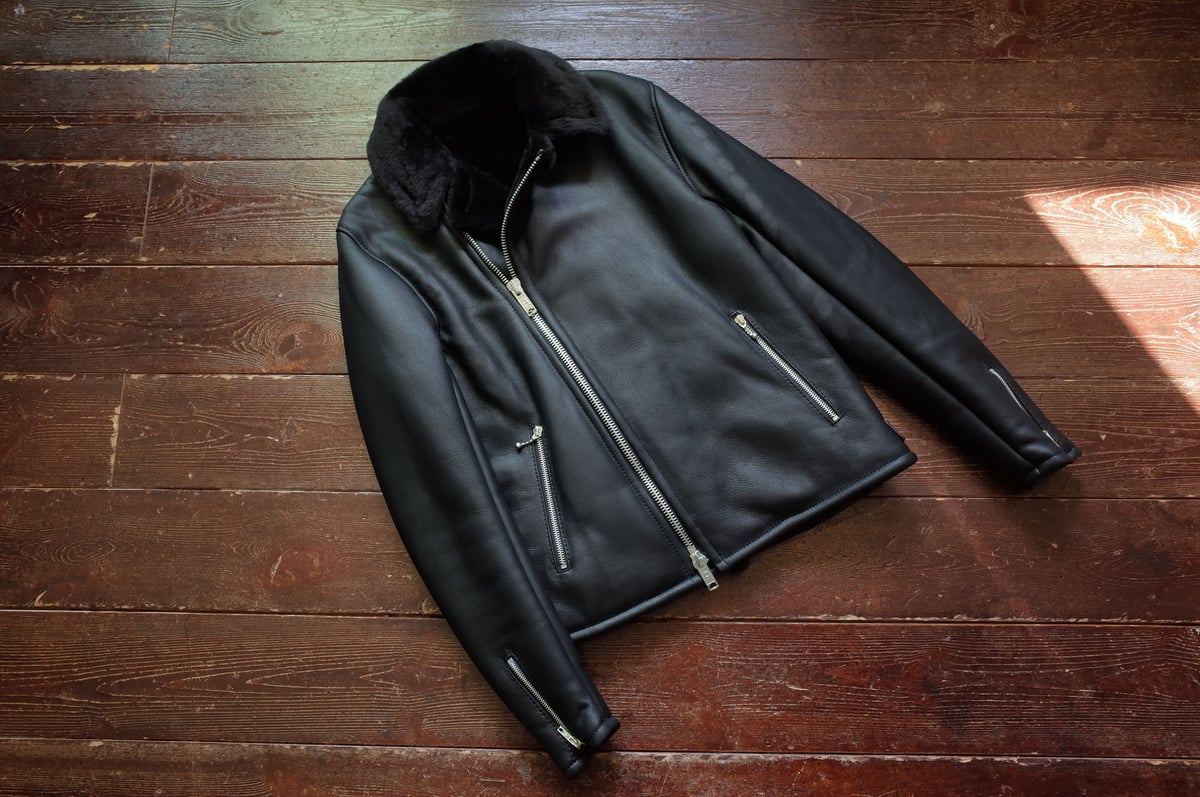 JAMES GROSE SHARLING DOUBLE JACKET | MAPS E- JAMES GROSE SHARLING DOUBLE JACKET | MAPS E-