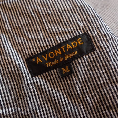 *A VONTADE  Utility Vest / Hickory Hardtwist Chambray