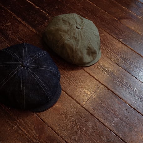 NIGEL CABOURN    CASQUETTE - COTTON LINEN DENIM