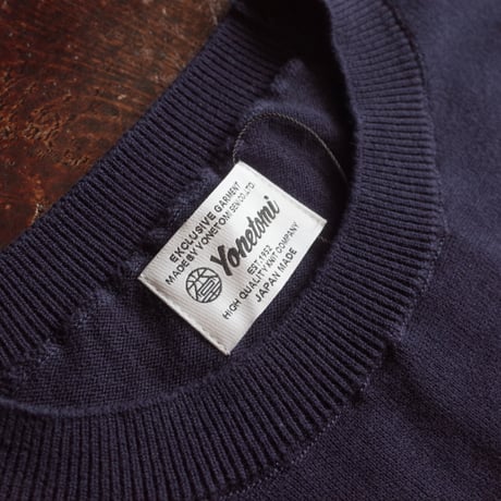 Yonetomi  HIGH TWIST COTTON KNIT P/O