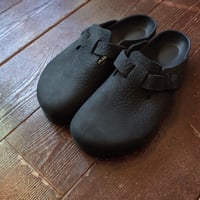BIRKENSTOCK  BOSTON  BS NATURAL LEATHER  EXQUISITE LEATHER FOOTBED