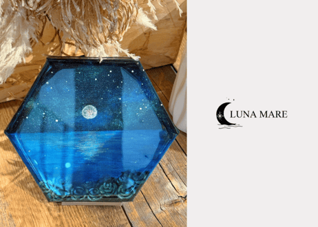 キャンバスアート(六角) | LUNAMARE resinfactory