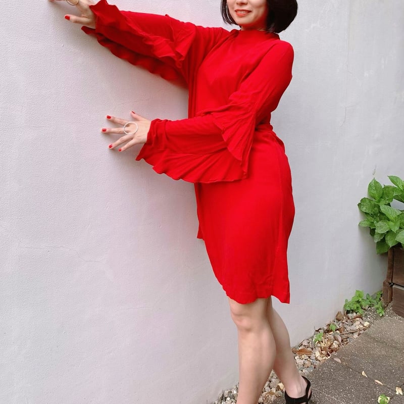 🎬あのMVでも着用❣️H&Mレッドワンピース👗 (USED) &スペシャル