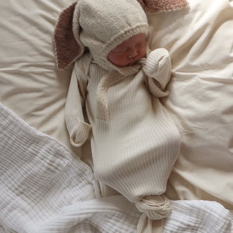【The Simple Folk】The Ribbed Sleep Gown