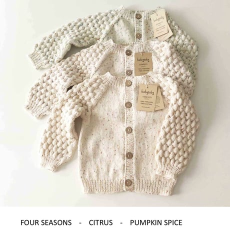 予約【babytoly 】adele cardigan/confetti