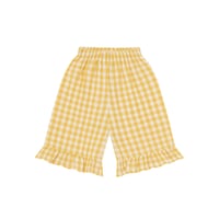 【organic zoo】Honeycomb Gingham Frill Culottes