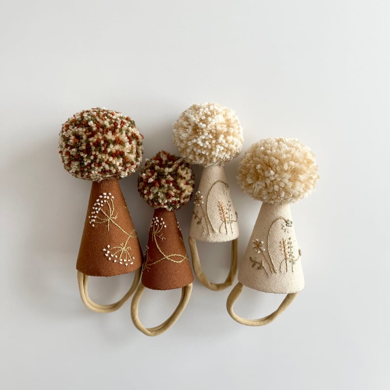 帽子 KruhitkaLove / Party Hat 帽子 KruhitkaLove / Party Hat kruhitkalove】Party hat/brown