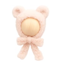 【bambolina】Teddy Bear bonnet - pink marshmallow