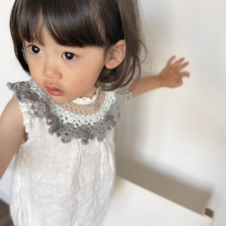 予約【babytoly】Happy Moon Crochet Collars