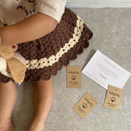 予約【babytoly】camille skirt/ 2 color