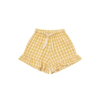 【organic zoo】Honeycomb Gingham Frill Shorts