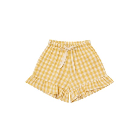 【organic zoo】Honeycomb Gingham Frill Shorts