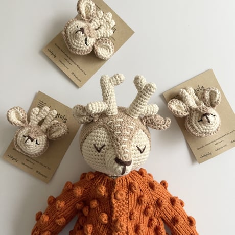 【babytoly 】 HAIR CLIP/deer sleep friend