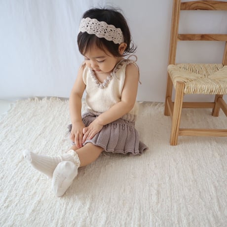 予約【babytoly】eva knit top / confetti