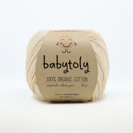 【babytoly】NATURAL//Organic cotton yarns