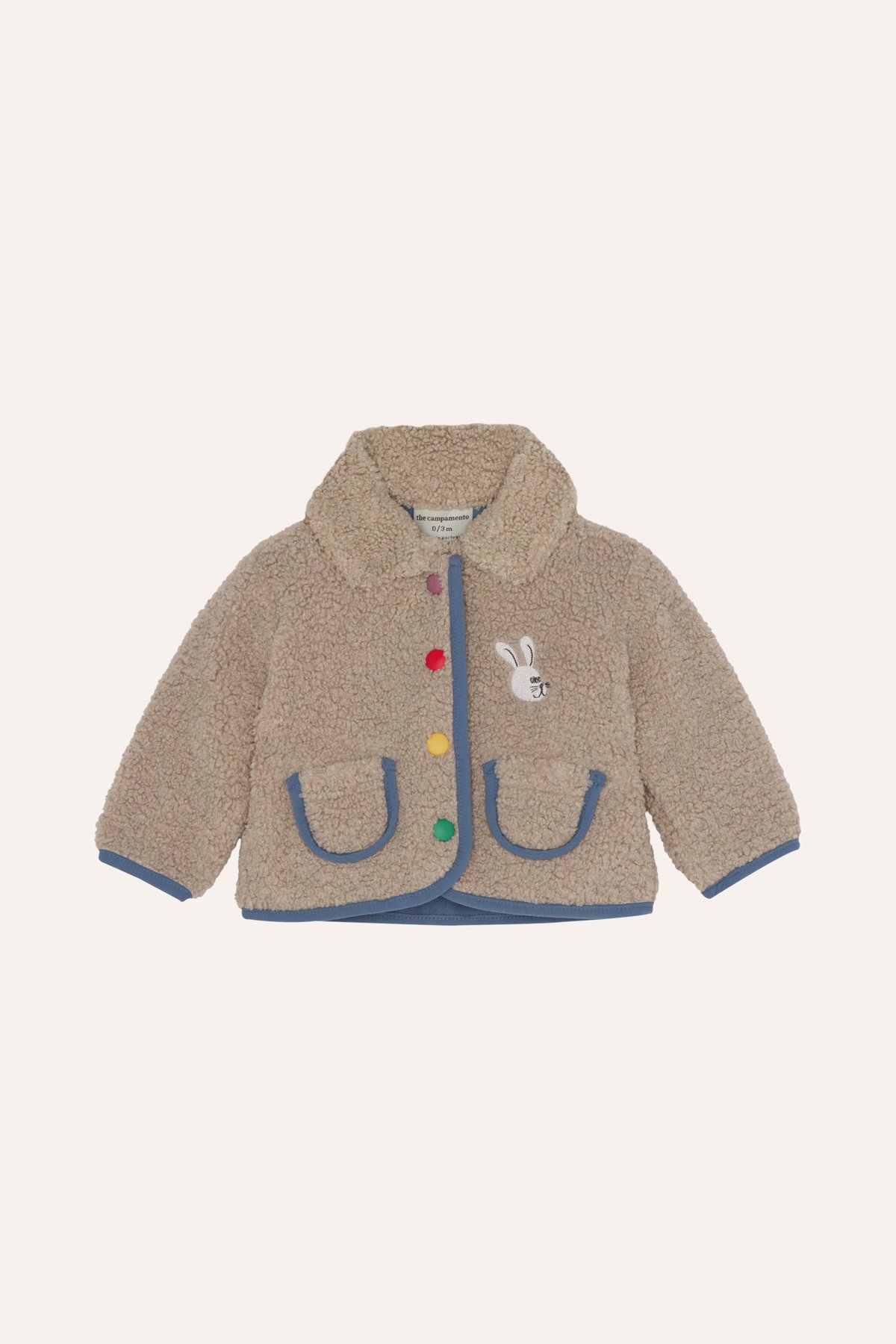 アウター The Campamento - ECRU TEDDY JACKET the campamento】ECRU TEDDY BABY JACKET | lana