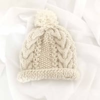 予約【babytoly 】baby alpaca cable beanie