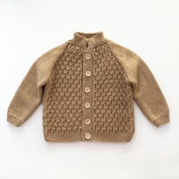 予約【babytoly】 honeycomb cardigan