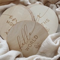 【 Lion + Lamb the Label 】WOODEN MILESTONE SET - FERN