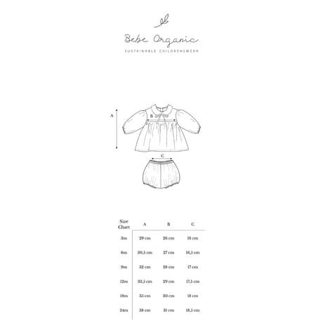 【Bebe Organic】Scarlet Baby Set