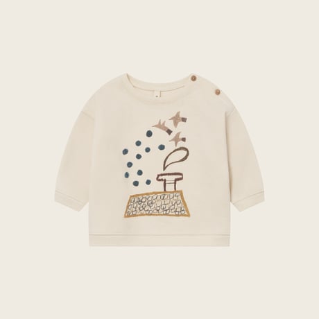 【organic zoo】Rooftop Gathering Sweatshirt Undyed