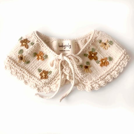 予約【babytoly】FLORAL COLLAR