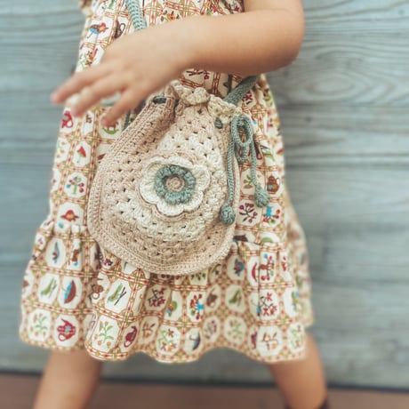 予約【babytoly×lana】blossom flower bag