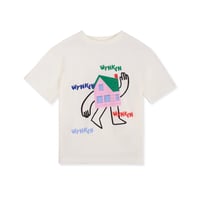 【Wynken】BON BON TEE / ECRU HAPPY HOUSE