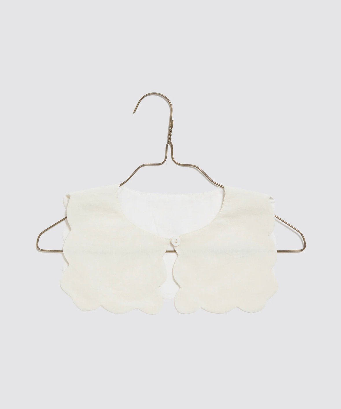 Little Cotton Clothes】 Scallop Collar - Off-Wh