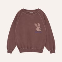【the campamento】RABBIT BROWN SWEATSHIRT