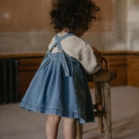 【The Simple Folk】The Oversized Denim Pinafore