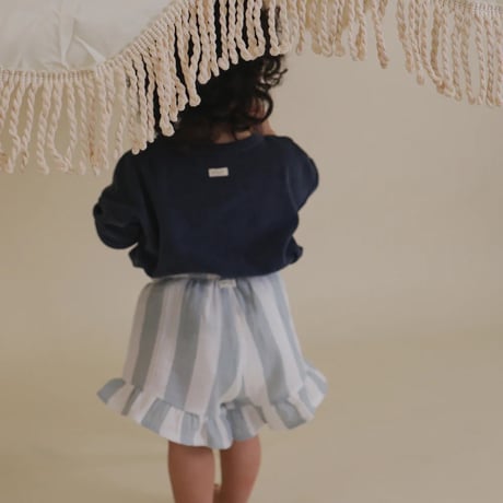 【organic zoo】Navy Terry Boxy T-Shirt