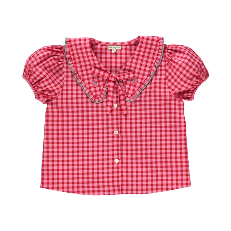 トップス BeBe Organic Gabriella Blouse Bebe Organic Gabriella Blouse - Vintage Floral - 6Y Last One